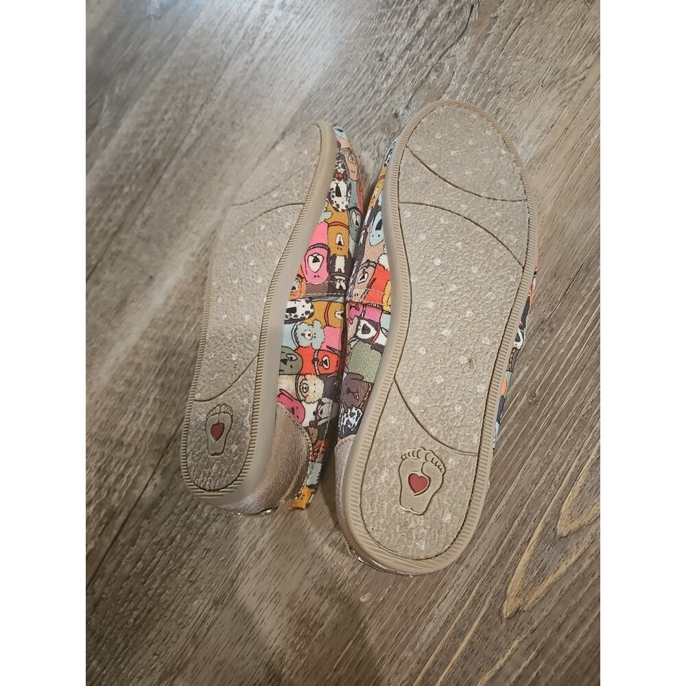 SKECHERS BOBS PLUSH DOG WAG PARTY FLATS SZ 7.5 - Picture 4 of 7